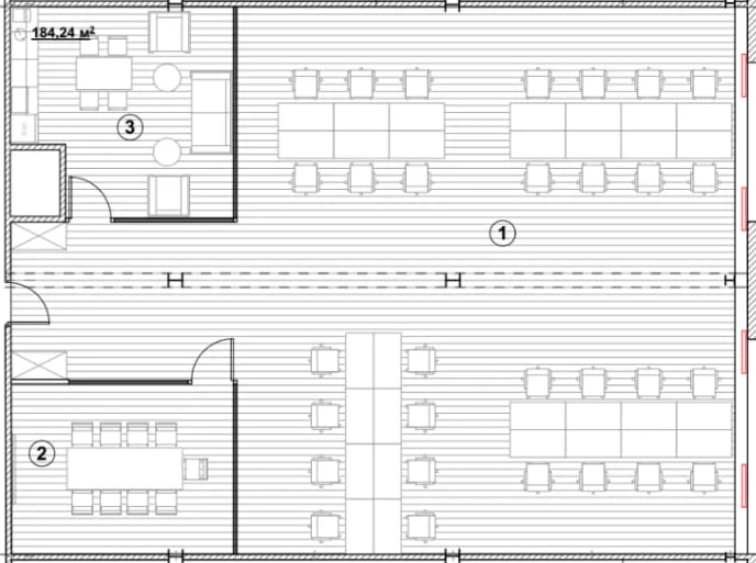 Büro 181 m² Moskau, Russland